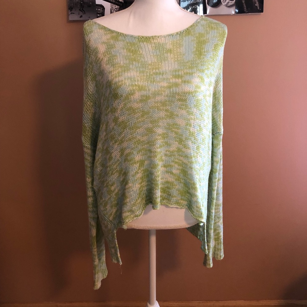 Blue+Green Knit Sweater.